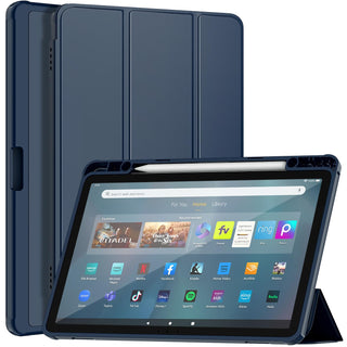 Amazon Fire Max 11 Case 13th Gen 2023 Trifold Stand Auto Wake Sleep Navy Blue