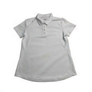 Lady Pin Seeker Performance Golf Polo Shirt Medium White