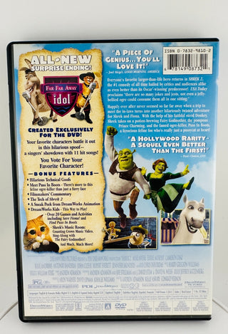 Shrek 2 (DVD, Full Screen Edition, 2004) DreamWorks Family Comedy – Pre-Owned