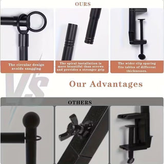 Adjustable Metal Backdrop Stand 94.5in Table Arch Frame for Wedding Party Decor