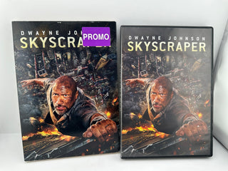 Skyscraper DVD 2018 Dwayne Johnson w/ Slipcover Promo Copy FAST SHIPPING