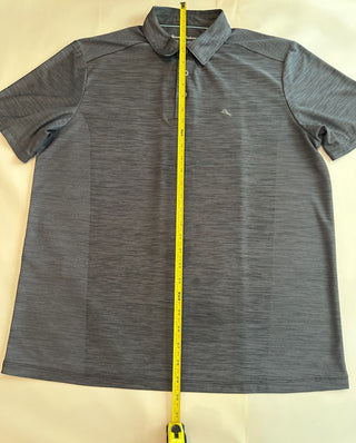 Tommy Bahama IslandZone Men's Gray Polo Shirt Medium