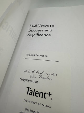 Hall Ways to Success and Significance Joe Mellen Paperback