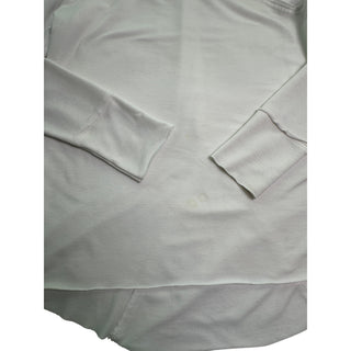 Belyn Key Womens XS White Long Sleeve High Low Golf Pullover Top