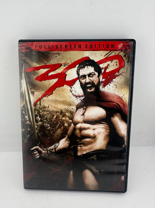 300 DVD Full Screen Edition Gerard Butler Action Movie Warner Bros
