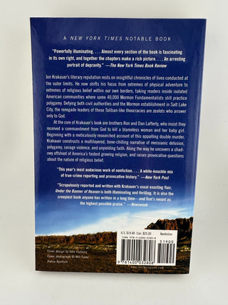 Jon Krakauer Under the Banner of Heaven Paperback