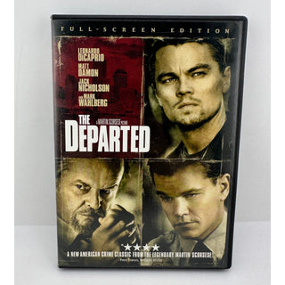 The Departed DVD 2006 Full Screen Leonardo DiCaprio Matt Damon Nicholson