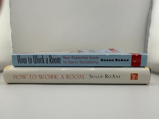 How to Work a Room Susan RoAne 2 Book Lot Networking