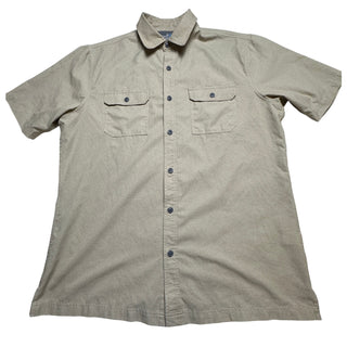 Croft & Barrow Quick Dry Men's Medium Tan Short Sleeve Button Shirt