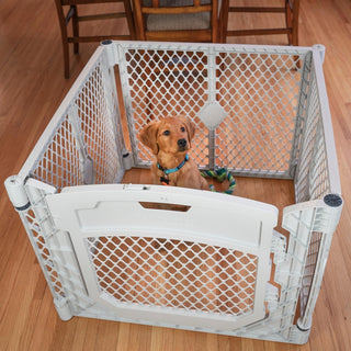 North States MyPet Petyard Plus 4 Panel Dog Playpen 26" Indoor Outdoor USA