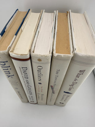 Malcolm Gladwell 5 Book Hardcover Lot Blink Outliers