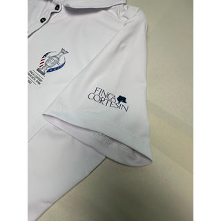 PING Solheim Cup 2023 Womens US 6 White Golf Polo Finca Cortesin Spain Shirt