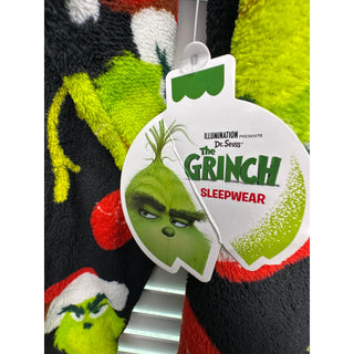 Dr Seuss The Grinch Union Suit Pajamas Womens L 12-14 Drop Seat NWT Christmas