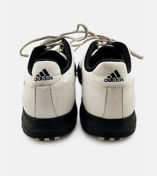 Adidas Tour360 Golf Shoes Mens US 10 White Black Softspikes Leather Waterproof