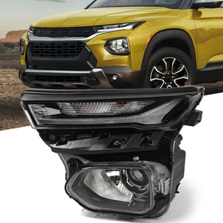 Left Halogen Headlight Assembly For 2021-2023 Chevy Trailblazer Driver Side