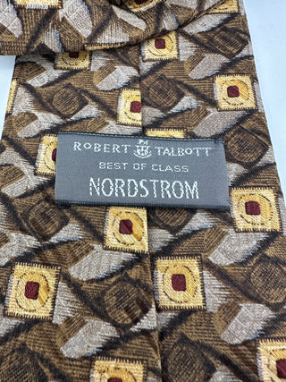 Robert Talbott Best of Class Nordstrom Men's Geometric Brown