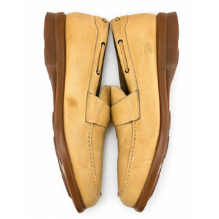 To Boot New York Adam Derrick Mens 9 Beige Leather Penny Loafers Made Italy EU42
