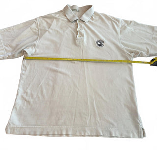 Pebble Beach Golf Links 1919 White Polo Shirt Size XL