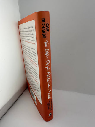 The One Page Financial Plan Carl Richards Paperback Money Investing Guide