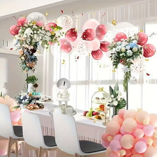 Adjustable Metal Backdrop Stand 94.5in Table Arch Frame for Wedding Party Decor