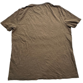 GAP Men’s XL Brown Slub Knit T-Shirt Crew Neck Short Sleeve Casual Tee