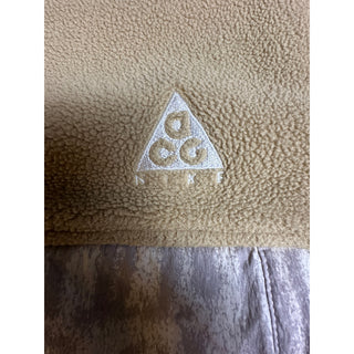 Nike ACG Fleece Jacket Mens L Tan Beige Full Zip Y2K Outdoor Gorpcore