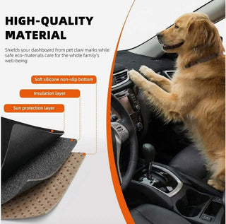 Dashboard Cover Dash Mat for Kia Forte Forte5 Koup 2014-2018 Anti-Glare