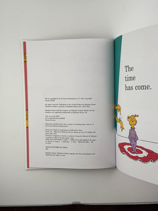 Marvin K. Mooney Will You Please Go Now! by Dr. Seuss - Hardcover - Beginner
