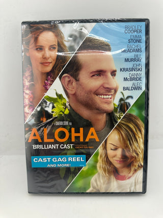 Aloha DVD 2015 Bradley Cooper Emma Stone New Sealed Romantic Comedy