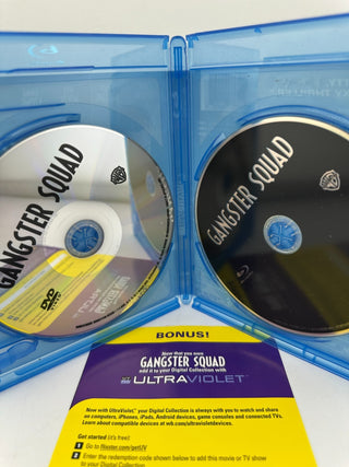 Gangster Squad Blu-ray + DVD 2-Disc Combo 2013 Sean Penn Ryan Gosling Emma Stone