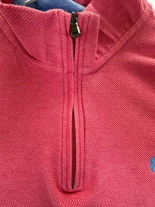 Izod Men's Red 1/4 Zip Pullover Sweater Size XL