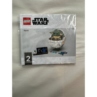 LEGO Star Wars 75403 Grogu Hover Pram Instruction Manuals Books 1 & 2 ONLY