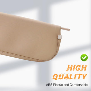 Beige Car Sun Visor Replacement Left Driver Side 30” x 6” Universal Vanity Shade