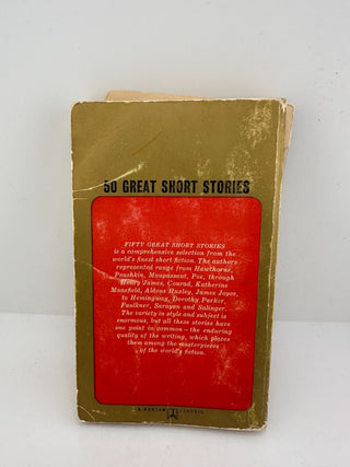 50 Great Short Stories Milton Crane Bantam Classic Vintage Paperback