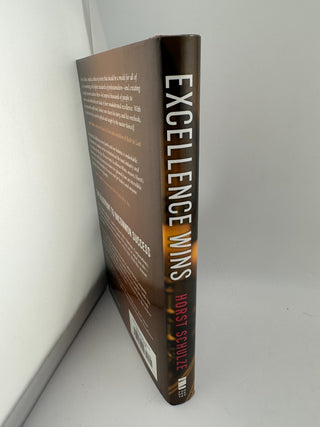 Excellence Wins by Horst Schulze SIGNED Hardcover Business Leadership Book