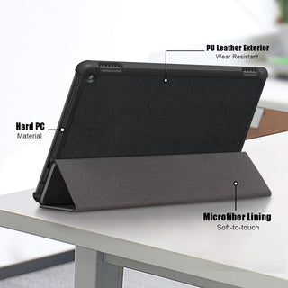 Fire HD 10 13th Gen 2023 Case Kids Pro Auto Wake Sleep Slim Folio Black