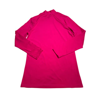 Layer 8 Performance Womens L Hot Pink Qwick Dry Mock Neck Long Sleeve Active Top