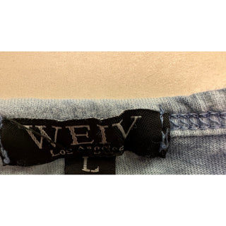 WEIV Los Angeles Men's Tie-Dye Cotton T-Shirt Large Street