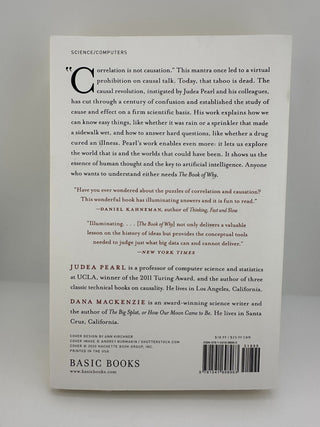 The Book of Why Judea Pearl Dana Mackenzie Paperback