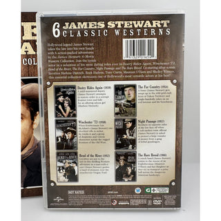 James Stewart 6-Movie Western Collection DVD 3-Disc Set w/ Slipcover