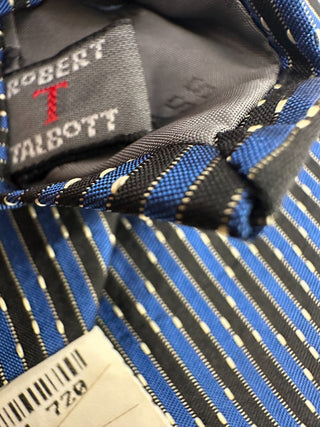Robert Talbott Best of Class Silk Tie 57" Blue Stripe NWT US