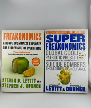 Freakonomics SuperFreakonomics First Edition Hardcover Lot