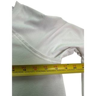 Belyn Key Womens XS White Long Sleeve High Low Golf Pullover Top