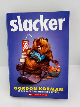 Slacker by Gordon Korman 2017 Paperback Scholastic Youth Fiction Book