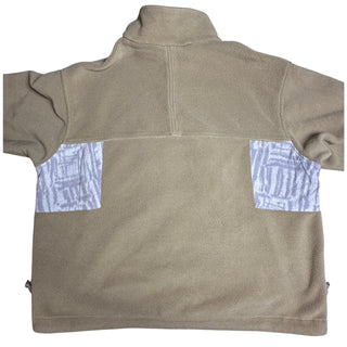 Nike ACG Fleece Jacket Mens L Tan Beige Full Zip Y2K Outdoor Gorpcore