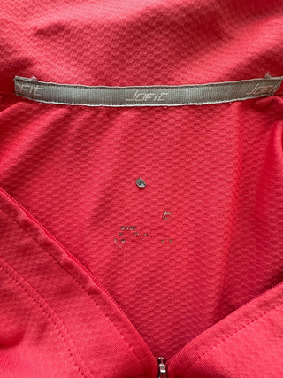 Jofit Women's Sleeveless Athletic Golf Polo Shirt in Coral