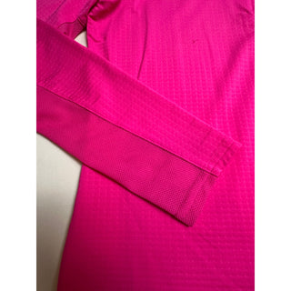 SanSoleil Womens Small Pink UV 50+ Cooling Golf Quarter Zip Pullover