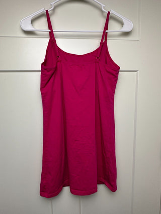 Active Basic Women's Pink Spaghetti Strap Tank Top, Medium