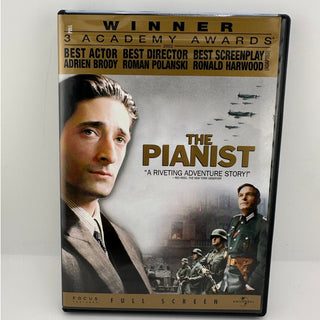 The Pianist DVD 2002 Adrien Brody Roman Polanski Full Screen Academy Award