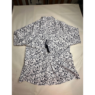 Green Lamb Women's Golf Jacket US 6 Navy White Floral Full Zip NWOT